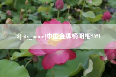开平中国金牌榜明细2021