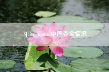 开平中国夺金情况