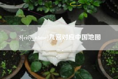 开平九宫对应中国地图