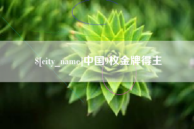 开平中国9枚金牌得主