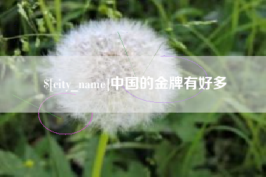 开平中国的金牌有好多
