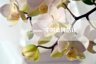 开平中国金牌估计