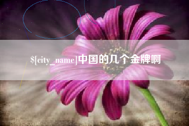 开平中国的几个金牌啊