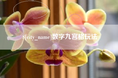 开平数字九宫格玩法