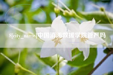 开平中国消防救援学院管严吗
