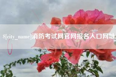 开平消防考试网官网报名入口网址