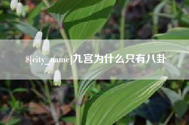 开平九宫为什么只有八卦
