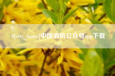 开平中国消防公众号app下载