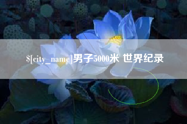 开平男子5000米 世界纪录