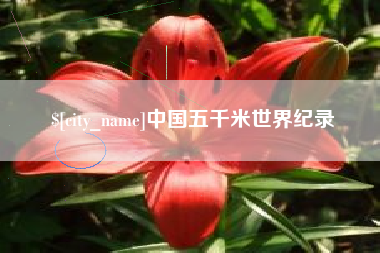 开平中国五千米世界纪录