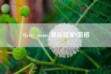 开平奥运冠军9宫格