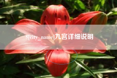开平九宫详细说明