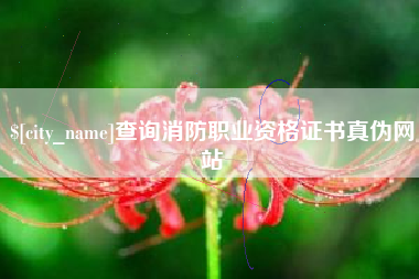 开平查询消防职业资格证书真伪网站