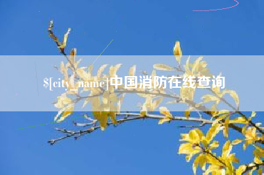 开平中国消防在线查询